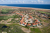 Luftaufnahme von Häusern nahe dem Tierra del Sol Golfplatz, Aruba, ABC-Inseln, Niederländische Antillen, Karibik