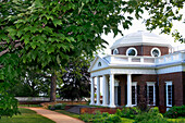 Blick auf das Haus von Thomas Jefferson, Monticello, Virginia, USA