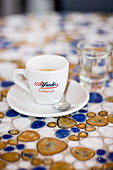 Cup of espresso, Leipzig, Saxony, Germany