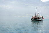 Paddle Steamer DS Stadt Luzern on Lake Lucerne, Switzerland