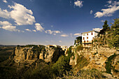 Spain Andalucia, Ronda, Puente Nuevo spanning the gorge of the Rio Guadalevin