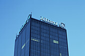 Allianz building, twilight, Berlin, Germany