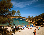 Beach, Cala Portinatx, Ibiza, Baleares, Spain