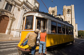 Tram 28, Baixa, Lissabon, Portugal