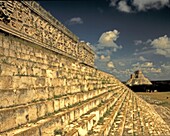 Maya Ruinen, in Uxmal, Yucatan, Mexiko