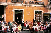 Rom, Piazza Navona, Caffe di Colombia, Strassencafe