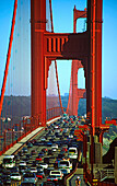 California San Francisco goln gate bridge traffic