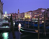 Italien, Venedig Gonlden am Canale Grande