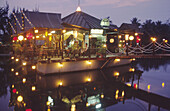 Floating restaurant, Hoi An, Vietnam
