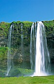 Iceland, Seljalandsfoss Waterfall in the South