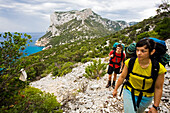 Abenteuertrekking Il Sentiero Selvaggio Blu in Sardinien, Golfo di Orosei, Italien