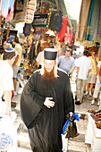 Ein Mann, griechisch-orthodox, Jerusalem, Israel