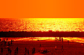 Der Strand beim Sonnenuntergang, Herzlija, Israel