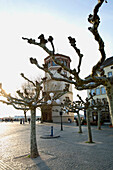 Castle tower at Burgplatz, Dusseldorf, North Rhine-Westphalia, Germany