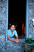 Portrait of a young indonesian woman, Ubud, Bali, Indonesia
