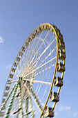 Ferris wheel at autumn fair in Luxembourg