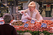 fresh fish, Mercado Central, central market, Valencia, Spain