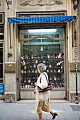 old shop front, Barrio del Carmen old quarter, Valencia, Spain