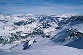 Skigebiet Gstaad, Gummfluh, Berner Oberland, Schweiz