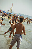 Strandsport am Madkot Strand, Tel-Aviv, Israel