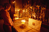 The tomb of Christ, Church of the Holy Sepulchre, Church of the Resurrection, Jerusalem, Israel