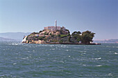 View of Alcatraz Island, The Rock, San Francisco, California, USA