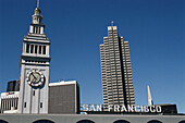 Ferry Building, Embarcadero, San Francisco, Kalifornien, USA
