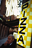 Pizza at Piazza San Marco, Venice, Italy