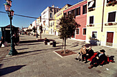Fond. Zattere Promenade, Dorsoduro, Venedig, Italien