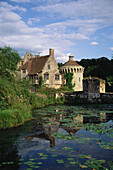 Scotney Castle and reflection, Kent, England