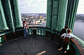 Blick vom Rathausturm, Stadshus, Stockholm, Schweden
