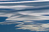 Foehn clouds in the range of Bavarian Alps, Upper Bavaria, Bavaria, Germany