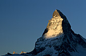 Matterhorn im Morgenlicht, Wallis, Schweiz