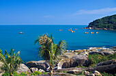 Silver beach (Ao Thong Takhian) liegt nördlich von Lamai an der Ostküste von Ko Samui, Thailand