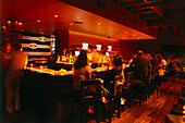Bar at Wilshire Restaurant, Santa Monica, L.A., Los Angeles, California, USA