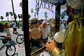 Fortune Teller Slot machine at Venice Promenade, Ocean Front Walk, Venice Beach, L.A., Los Angeles, California, USA