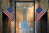 Eingang von Empire State Building, Manhatten, New York City, New York, USA