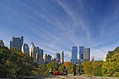Central Park und die Gebäude von Central Park South