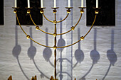 Candelabrum, seven-branched chandelier, detail