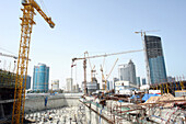 Baustelle in Doha, Katar, Qatar