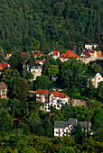 Villas of Marienhoehe above Eisenach, Germany