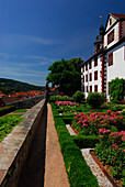 Schloss Wilhelmsburg, Rosengarten, Schmalkalden, Thüringen, Deutschland