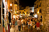 Restaurant, Altstadt, Dalt Vila, Eivissa, Ibiza Stadt, Ibiza, Balearen, Spanien