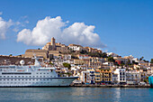 Harbour, Dalt Vila, Old Town, Eivissa, Ibiza, Balearic Islands, Spain