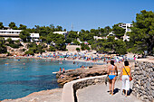Bay, Portinatx, Ibiza, Balearic Islands, Spain