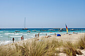 Strand und Dünen, S Espalmador, Formentera, Balearen, Spanien