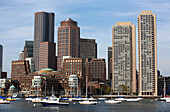 Boston skyline and harbor, Boston, Massachusetts, USA