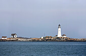 Lighthouse in Massachusetts Bay, Massachusetts, USA