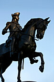 Ein Statue von General George Washington, Public Garden, Boston, Massachusetts, USA