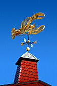 Lobster sign at a seafood restaurant in Boston, Massachusetts, United States (USA)